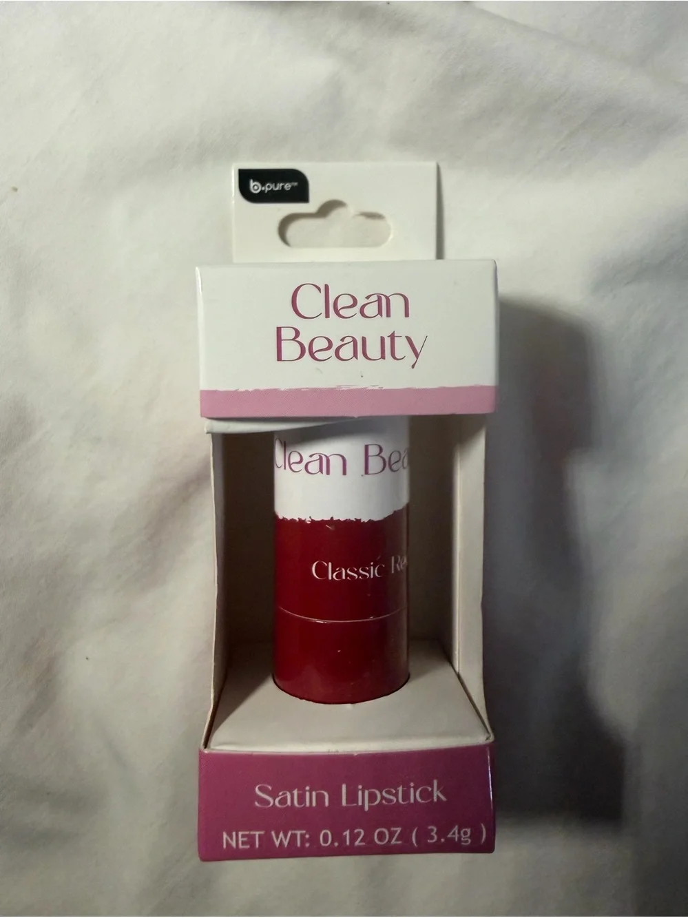Satin Lipstick - Classic Red Clean Beauty